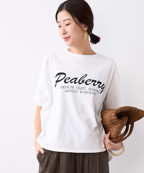 tシャツ Peaberry”ロゴTシャツ レディースの画像