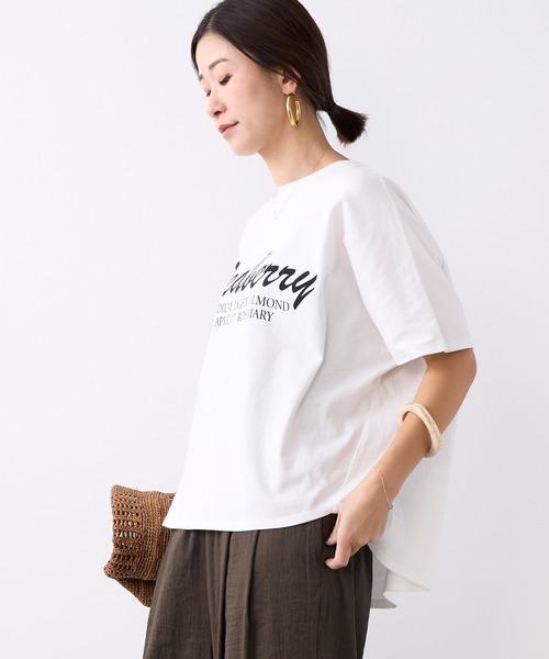 tシャツ Peaberry”ロゴTシャツ レディースの画像