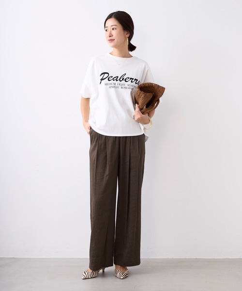 tシャツ Peaberry”ロゴTシャツ レディースの画像