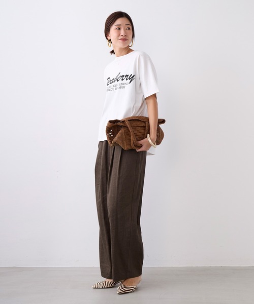 tシャツ Peaberry”ロゴTシャツ レディースの画像