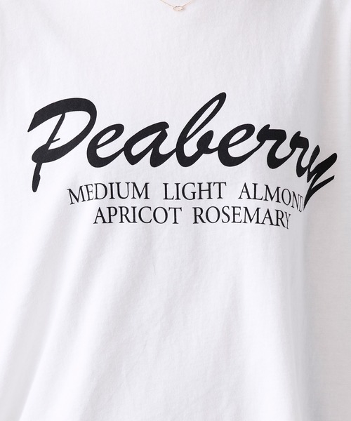tシャツ Peaberry”ロゴTシャツ レディースの画像