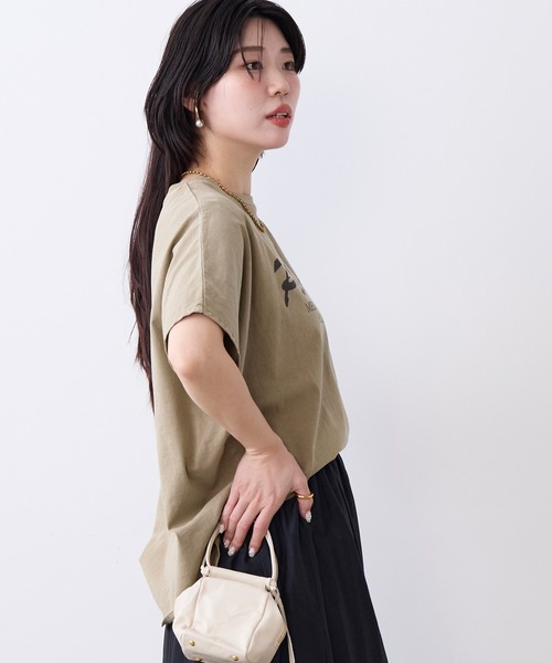 tシャツ Peaberry”ロゴTシャツ レディースの画像