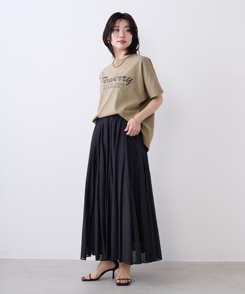 tシャツ Peaberry”ロゴTシャツ レディースの画像