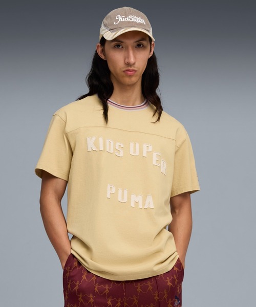 GOD ONLY KNOWS ソフトリブカットソー‼️イエローベージュ値下げ中 PUMA（プーマ） tシャツ メンズ PUMA x KIDSUPER STUDIOS グラフィック