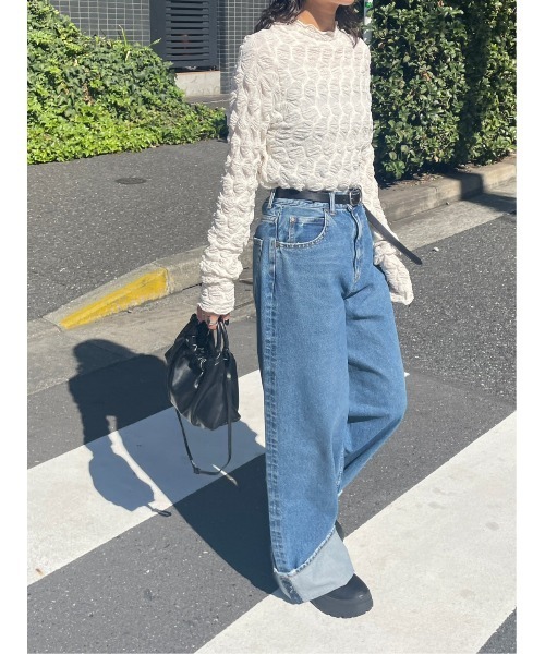 「BLACK BY MOUSSY」 ベルト FREE ブラック レディース_画像3