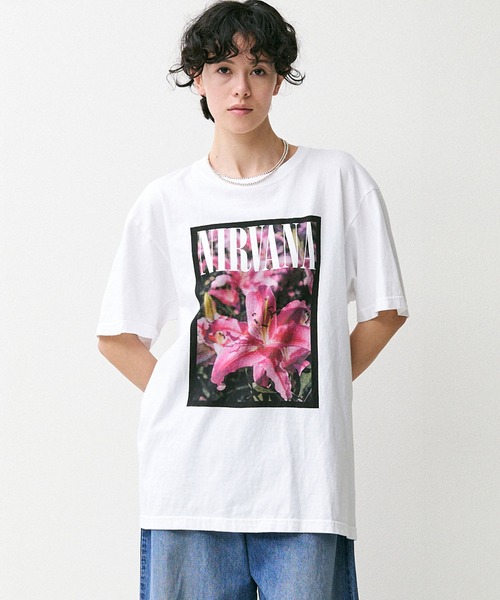 「NIRVANA」 「Johnbull」半袖Tシャツ「NIRVANAコラボ」 LARGE ホワイト メンズ_画像5