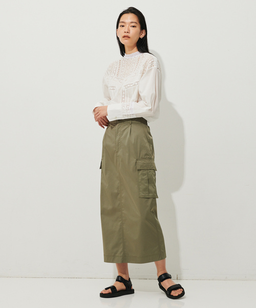「N.O.R.C」 ロングスカート L ブラック レディース_画像6