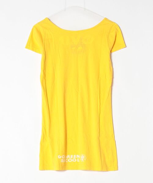 「NAVE」 Tシャツワンピース 2 イエロー レディース_画像2