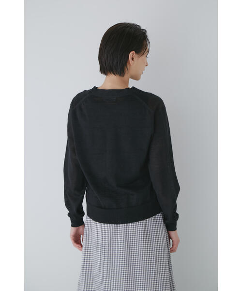 「human woman」 ニットカーディガン MEDIUM イエロー レディース_画像5