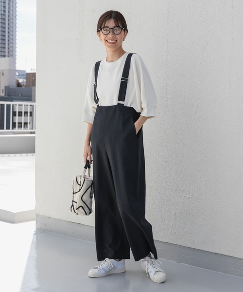 「URBAN RESEARCH DOORS」 7分袖カットソー MEDIUM チャコールグレー レディース_画像8