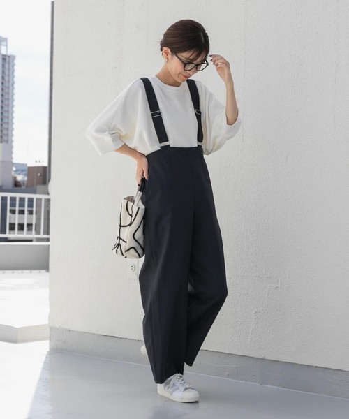 「URBAN RESEARCH DOORS」 7分袖カットソー MEDIUM チャコールグレー レディース_画像9