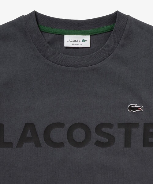 「LACOSTE」 半袖Tシャツ 5 ブラック メンズ_画像3