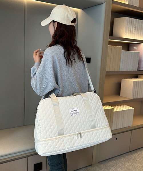 boemy ボストンバッグ キルティング2WAYトラベル ボストンバッグ