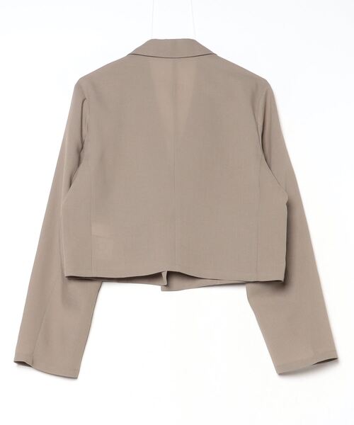 「MARW UNITED ARROWS」 テーラードジャケット 36 モカ レディース_画像2