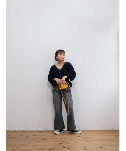 「Katrin TOKYO」 スキニーデニムパンツ X-SMALL グレー レディース_画像6