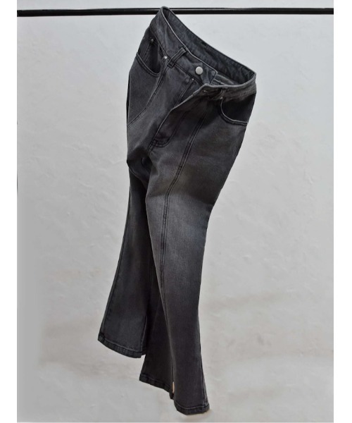 「Katrin TOKYO」 スキニーデニムパンツ X-SMALL グレー レディース_画像7