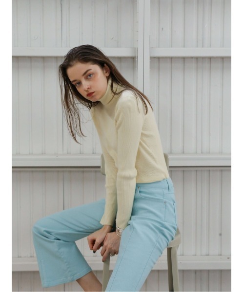 「Katrin TOKYO」 スキニーデニムパンツ X-SMALL グレー レディース_画像9