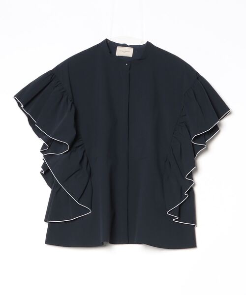 UNITED ARROWS（ユナイテッドアローズ） 半袖ブラウス FREE ネイビー