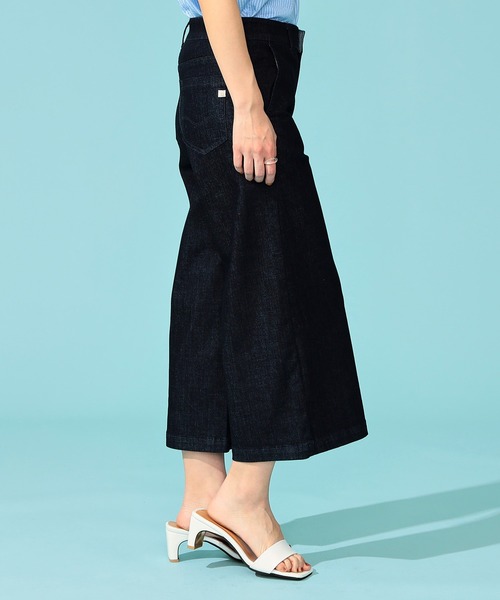 「C17」 デニムパンツ LARGE グレー レディース_画像4