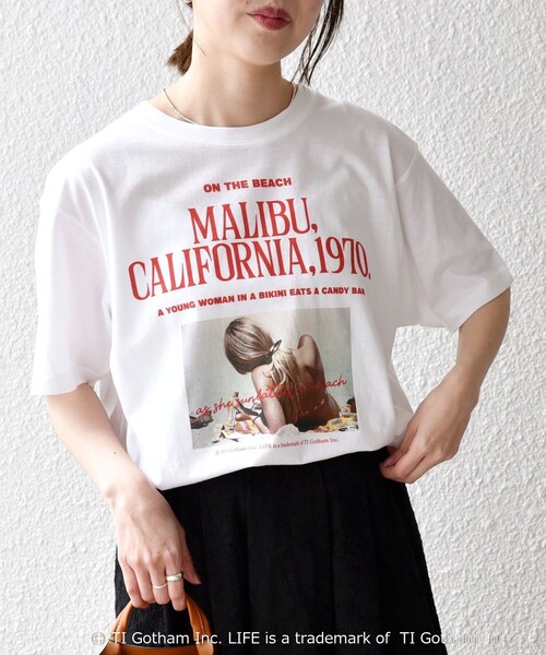 「GOOD ROCK SPEED」 半袖Tシャツ ONE SIZE ピンク レディース_画像4