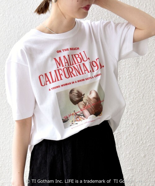 「GOOD ROCK SPEED」 半袖Tシャツ ONE SIZE ピンク レディース_画像6