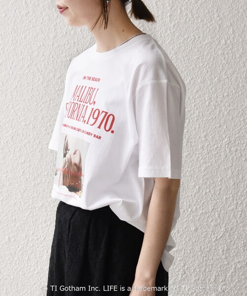 「GOOD ROCK SPEED」 半袖Tシャツ ONE SIZE ピンク レディース_画像8