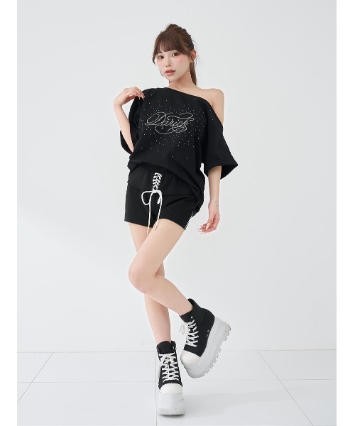 Darich（ダーリッチ） パンツ レースアップコンパクトショートパンツ