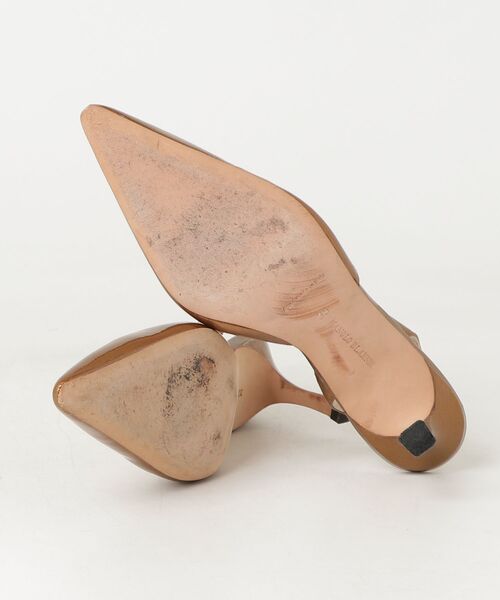 MANOLO BLAHNIK（マノロブラニク） Carolyne ミュール 35 ブラウン