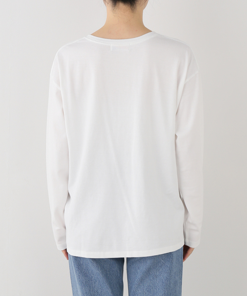 Spick＆Span（スピック アンド スパン） tシャツ フロッキープリント