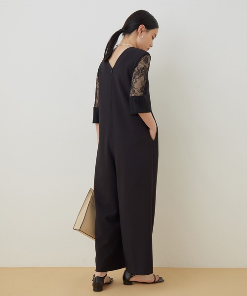 ADAM ET ROPE'（アダムエロペ） オールインワン レーススリーブ