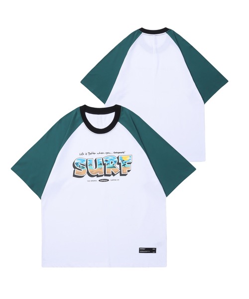 Tシャツ Tシャツ Hook アメカジイラストプリントラグランスリーブ半袖tee Zozotown Yahoo 店 通販 Yahoo ショッピング