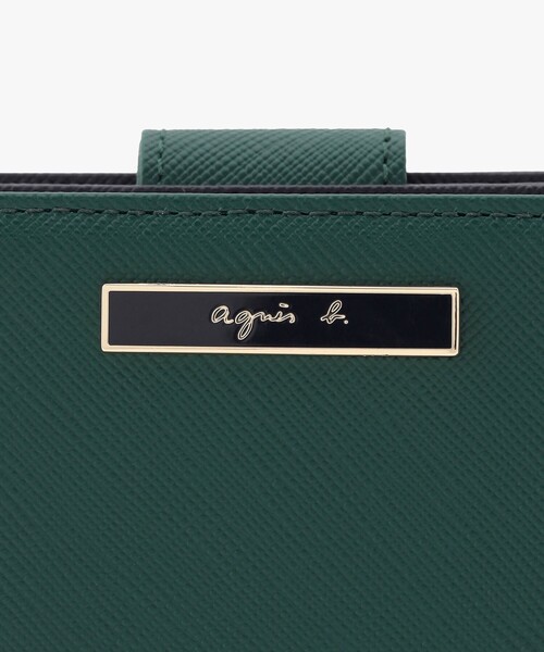 agnes b.（アニエスベー） 二つ折り 二つ折り財布 財布 レザー二つ折り