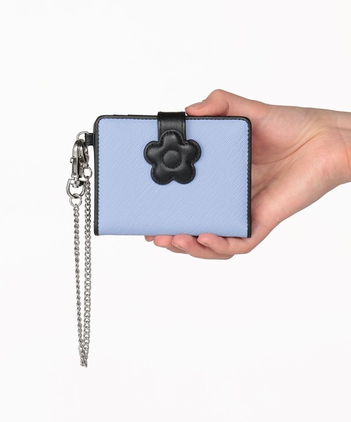 MARY QUANT 水色 パスポートケース MARY QUANT（マリークヮント） パスケース マリークワント デイジー