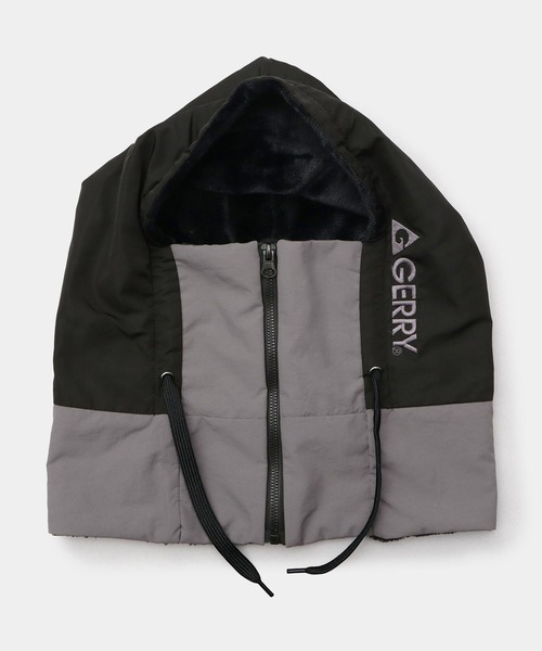 テーラーメイド フリース フード付きセーター メンズ 黒グレー URBAN RESEARCH ITEMS｜ニットフリース Zip Up フードジャケット