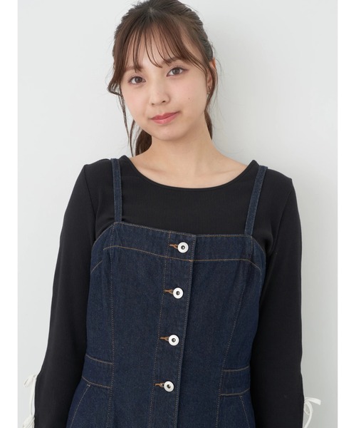 MAX&COデニムワンピース セール】 セットデニムワンピース （ロング・マキシ丈ワンピース