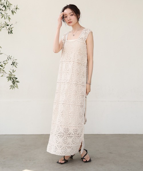 今季新作 Bab クロシェワンピース ロングワンピース BAB ワンピース 「お気に入り登録6.9万人！」「サイズ展開あり