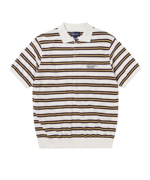 【ディスイズネバーザット】★ストライプ S/S ニットポロ★ Striped S/S Knit Polo – thisisneverthat® JP