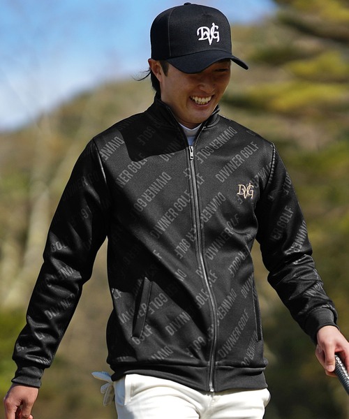 diviner golf ゴルフ ブラックウォッチ スタンドジャケット L diviner golf ゴルフ ブラックウォッチ スタンドジャケット L