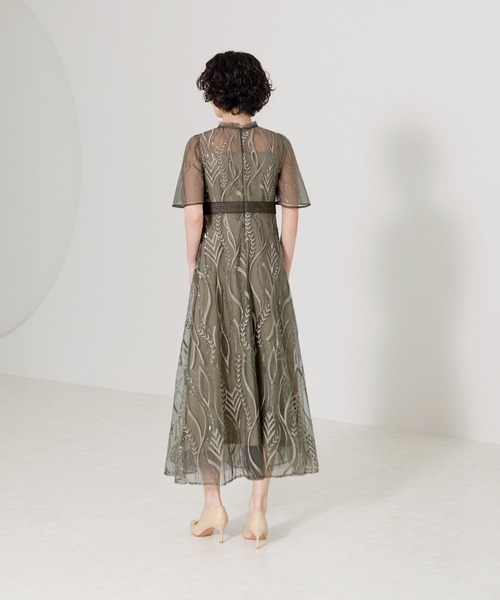 Leja（レジャ） ドレス 「LEJA」スパンコールししゅうウエストマーク