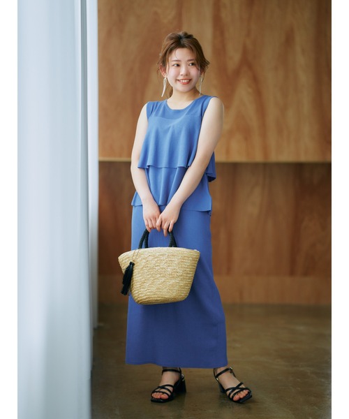 COHINA（コヒナ） ワンピース 2wayティアードトップスセットアップ「低 