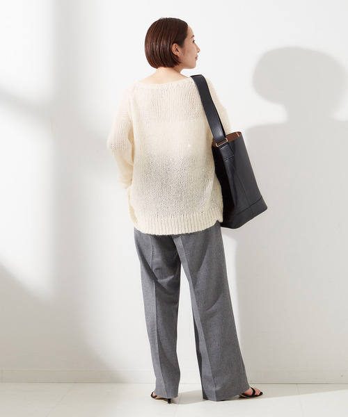 JOURNAL STANDARD - 【2024AW】L&#39;ESSAGE モヘヤMIXスパンコールプルオーバー ニット journal standard L'essage ニット モヘヤMIXスパンコールプル