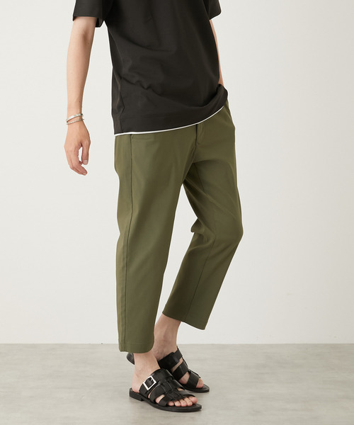 SETTO チノパン(オリーブ) STILL BY HAND - 【ラスト1点】【24SS】セルビッチチノニー