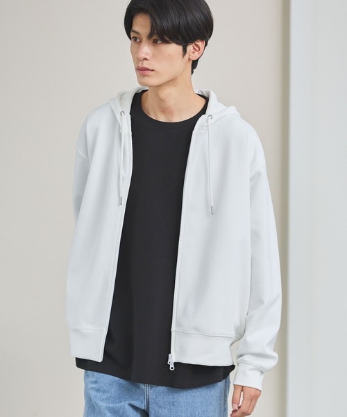 ESSENTIALS WARDROBE パーカー コットンポンチハイネックジップ
