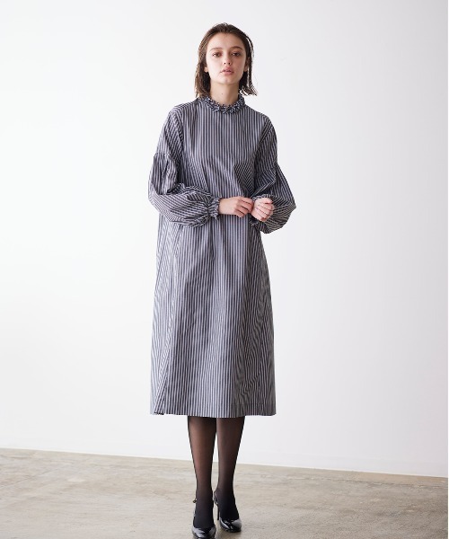 総柄ムーンリットワンピース　大人用 Marilyn Moon（マリリンムーン） ワンピース タックフリルボリューム