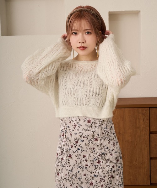 ニット Shiny Sheer Knit / シャイニーシアーニット レディース 