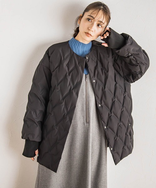 5814【M】ドロワットロートレアモン ダウンコート ショート丈 