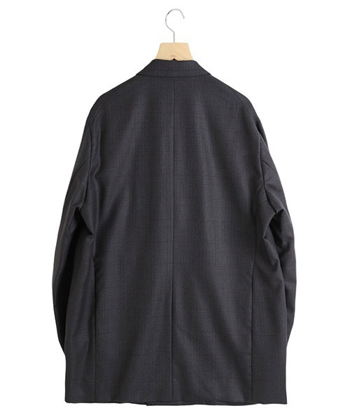 ジャケット テーラードジャケット URU / ウル : WOOL GLEN CHECK