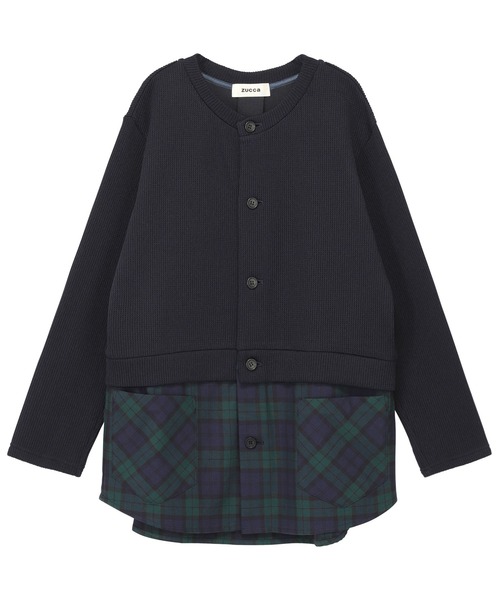 ZUCCa（ズッカ） ブラウス シャツ チェックドッキング / シャツ / (O