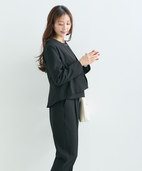 【完売品】アニュアンス　グレー ノーカラージャケット新品未使用　入園　入学式 Petitjo（プッチージョ） ジャケット ノーカラージャケット 入学式