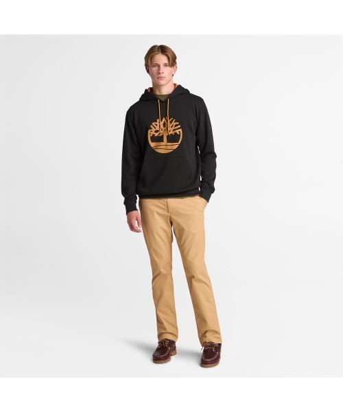Timberland パーカー メンズ ツリー ロゴ ループバック